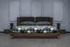 Nova Domus Fantasia Contemporary Dark Walnut And Dark Grey Bed Model VGWDHL-W01-01-BED