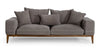 Divani Casa Corina Modern Grey Fabric Sofa Model VGUIMY694
