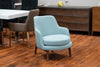 Modrest Metzler Modern Mint Green Fabric Accent ChairModel VGUIMY465-GRN