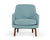 Modrest Metzler Modern Mint Green Fabric Accent ChairModel VGUIMY465-GRN
