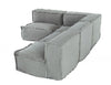 Divani Casa Navstar Contemporary Grey Fabric Modular Sectional Sofa Model VGUIMY768
