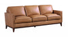 Divani Casa Naylor Modern Brown Italian Leather Split Sofa Model VGCA6394-BRN-S
