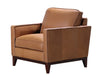 Divani Casa Naylor Modern Brown Italian Leather Split Chair Model VGCA6394-BRN-CH