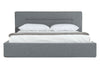 Nova Domus Juliana Italian Modern Dark Grey Upholstered Bed Model VGACJULIANA-BED