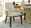 Modrest Maxwell Glam Beige And Grey Dining Chair Model VGVCB8766W