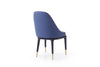 Modrest Marco Modern Glam Beige & Blue Dining Chair Model VGVCB1869-BLU-DC