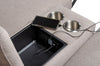 Divani Casa Lloyd Modern Light Brownfabric Sectional With Three Recliners Model VGKMKM.510H-SECT