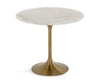 Modrest Collins Glam White Marble & Gold Dining Table Model VGGMM-DT-1089