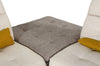 David Ferrari Natura Italian Modern Light Taupe Fabric Sectional Sofa With Manual Recliner Model VGFTNATURA