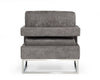Modrest Edna Modern Dark Grey Fabric Accent Chair Model VGRHRHS-AC-201-GRY