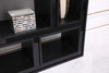 Modrest Suffolk Contemporary Black Ash Bookcase Model VGVCBF-003-7