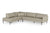 Divani Casa Sherry Modern Grey Leather Left Facing Sectional Sofa Model VGKKKF.1061Z-GRY-LAF-SECT