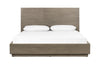 Modrest Samson Eastern King Contemporary Grey And Silver Bed Model VGLBHAMI-KB207-01-EK