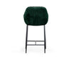 Modrest Katrina Modern Green Fabric Bar Stool Model VGEUMC-9389CH-BS