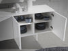 Modrest Mario Modern White Veneer Buffet Model VGBBMK1802SB-WHT-BUF