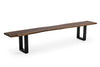 Modrest Taylor X Large 102" Modern Live Edge Dining Bench Model VGEDPRO260006-BRN-BN