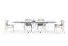 Modrest Fritz Modern White Extendable Ceramic Dining Table Model VGNSGD8767-WHT