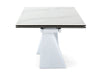 Modrest Fritz Modern White Extendable Ceramic Dining Table Model VGNSGD8767-WHT