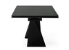 Modrest Fritz Modern Black Extendable Ceramic Dining Table Model VGNSGD8767-BLK-DT