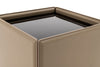 Modrest Vargas Modern Beige Leatherette End Table Model VGWCE320B-BEI-ET