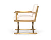 Modrest Haxtun Modern Cream Sherpa Accent Chair Model VGMFMC-4210-WHT-CH