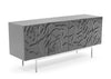 Modrest Gwen Modern Grey High Gloss Buffet Model VGVCG2007-GS-GRY-BUF