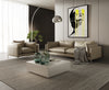 Divani Casa Harvest Modern Taupe Full Leather Sofa Model VGKKKF2627-TP-S