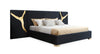 Modrest Aspen Glam Black Velvet & Gold Bed Model VGVCBD1801-BLK-BED