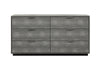 Modrest Dynasty Modern Shagreen Dresser Model VGVCJ2108-D-GRY-DRS