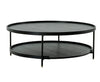 Modrest Mitchell Black Iron Round Coffee Table Model VGOD-LZ-267C-BLK