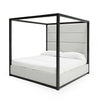 Modrest Manhattan Contemporary Canopy Grey Bed Queen Model VGMA-BR-127-BED-Q