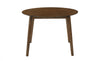 Modrest Castillo Modern Walnut Round Dining Table Model VGMA-MIT-5303-RND