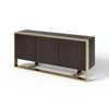 Modrest Modern Fauna Wenge And Brass Buffet Model VGBB-BN-2M-BWB-BUF