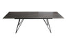 Modrest Bobby Modern Black Ceramic Extendable Dining Table Model VGYF-DT8936-BLK-DT