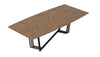 Modrest Gilroy Modern Walnut And Black Dining Table Model VGBB-MI2003T-WAL-B-DT