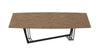 Modrest Gilroy Modern Walnut And Black Dining Table Model VGBB-MI2003T-WAL-B-DT