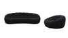 Divani Casa Yolonda Modern Curved Black Fabric Sofa Set Model VGEV-2126C-SET-BLK