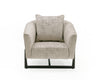 Modrest Forbis Contemporary Grey Fabric Accent Chair Model VGCS-FORBIS-GB