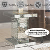 ACME Nysa Mirrored & Faux Crystals End Table Model 80284