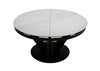 Modrest Alberta Modern Black And White Ceramic Extendable 59" | 86 5" Oval Dining Table Model VGYF-DT8951-BLK-DT