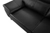 Divani Casa Grange Modern Black Leather Sofa Set Model VGBNS-2116-SET-BLK