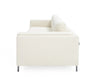 Divani Casa Schmidt Modern Off White Fabric Sofa Model VGKK-KF.7020-OFWHT
