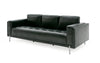 Divani Casa Schmidt Modern Black Leather Sofa Model VGKK-KF.7020-SOFA-BLK