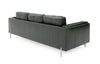 Divani Casa Schmidt Modern Black Leather Sofa Model VGKK-KF.7020-SOFA-BLK