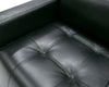 Divani Casa Schmidt Modern Black Leather Sofa & 2 Chairs Model VGKK-KF.7020-SET-BLK