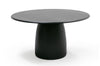 Modrest Lander Modern Mid Century Black Oak Round Dining TableModel VGDW-J3630-1-BLK