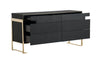 Modrest Rothsay Modern Wenge & Gold Dresser Model VGVC-J096A-D