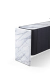 Modrest Broxburn Modern Black Oak & Faux Marble Buffet Model VGVCG2269-OAK