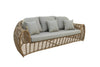 Renava Sandra Outdoor Beige & Wicker Sofa Set With End Table Model VGATRASF-227-SET-ET