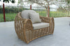 Renava Sandra Outdoor Beige & Wicker Sofa Set Model VGATRASF-227